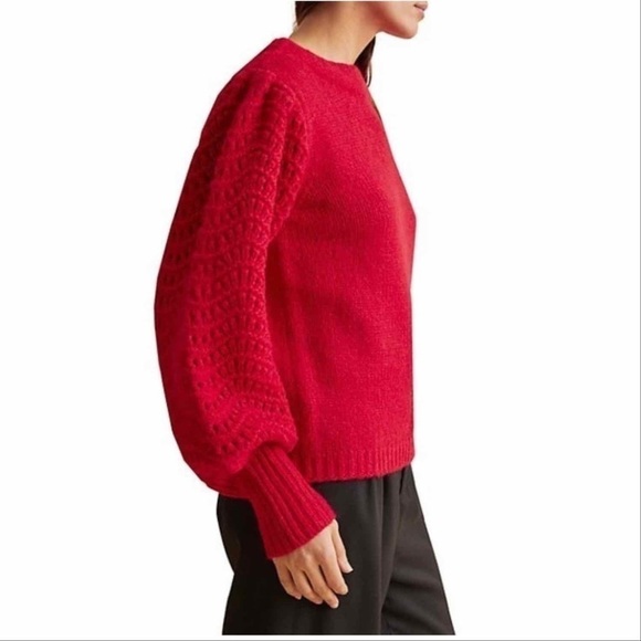 Merlette Somerset Puff Sleeve Sweater Size Small - Picture 7 of 15